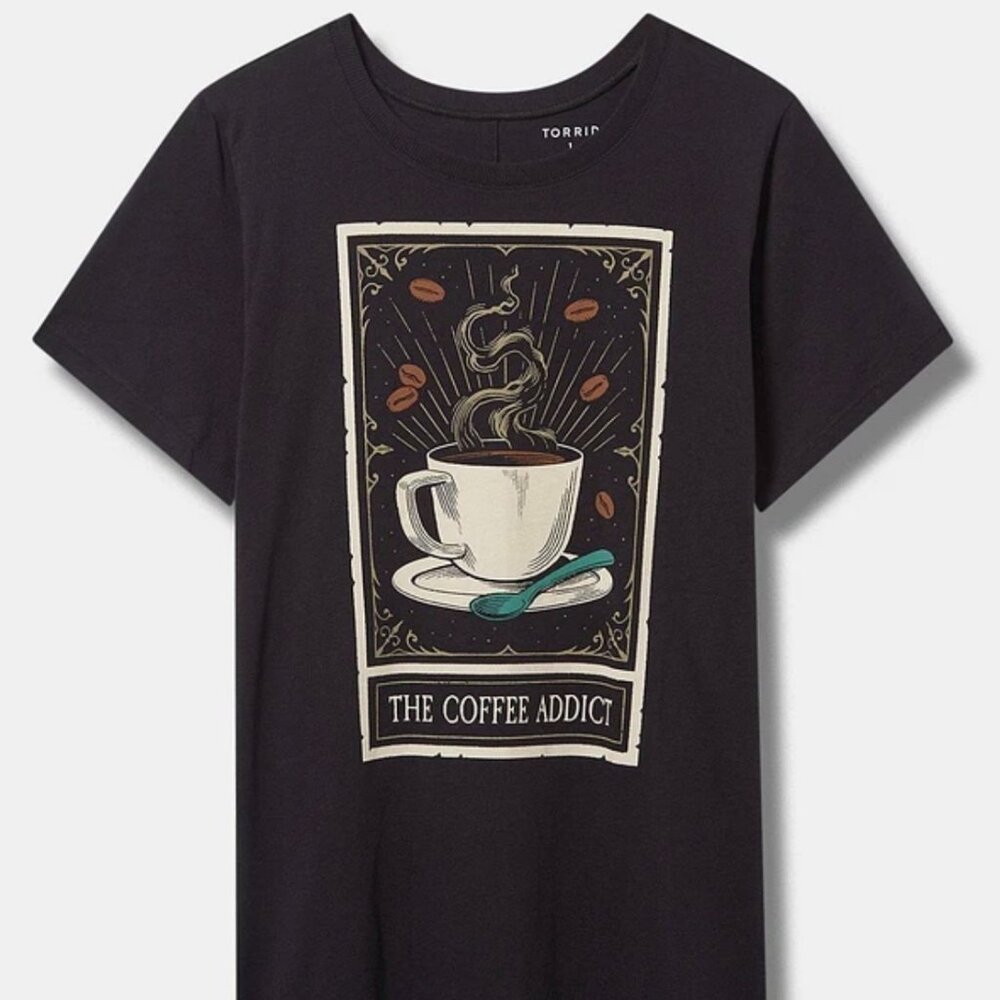 Torrid Tarot Card The Coffee Addict Tee